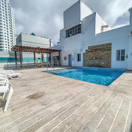 Bocagrande Flamingo - Con Vista Al Mar Y Salida Directa A Playa Apartamento