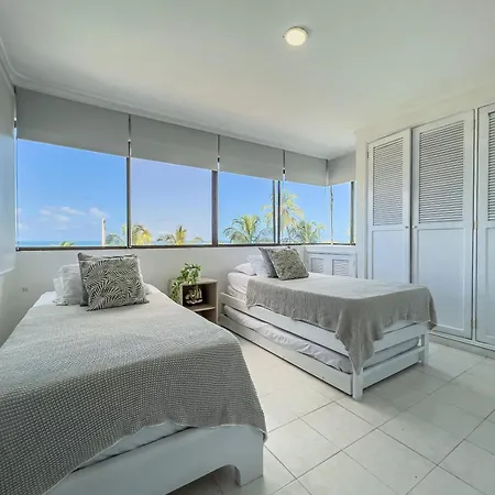Bocagrande Flamingo - Con Vista Al Mar Y Salida Directa A Playa Apartamento *
